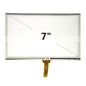 Painel de toque resistivo de 7 polegadas e 4 fios, qualidade industrial, fornecimento est&aacute;vel, oferta de f&aacute;brica para gravador de carro RXA-070007-11