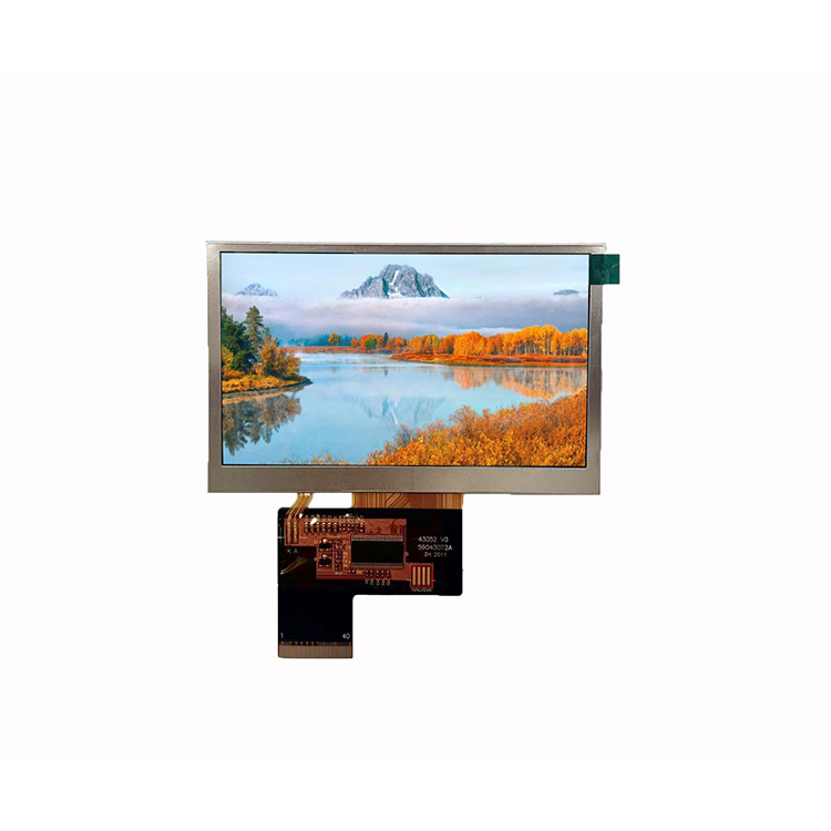Pantalla IPS HD de 800x480 de 4,3' - Interfaz LVDS habilitada, pantalla de alta definici&oacute;n para uso industrial